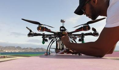 Erico Fortes and his drone